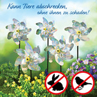Windmühlen in Blütenform zur Vogelabwehr 5er-Set Gainsborough