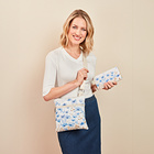 Handtasche „Blaue Blumen RFID