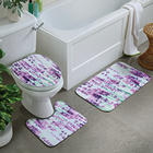 Badezimmer-Set "Lavendel" 3-tlg.