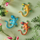 Wanddeko Gecko blau Gainsborough
