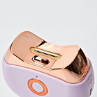 Elektrischer Nagelpfeile lila / gold