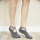 Stopper-Socken beere-grau-apricot 3er-Set