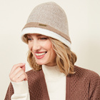 Strickhut beige Amélie di Santi