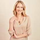 Kette "Lebensbaum" braun