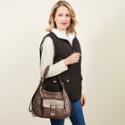 Umhängetasche "Tara" 2-in-1 Rucksack bronze-metallic