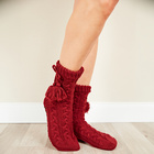 Stopper-Socken bordeaux