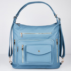 Umhängetasche "Anika" 2-in-1 Rucksack hellblau Amélie di Santi