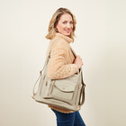 Umhängetasche "Anika" 2-in-1 Rucksack taupe Amélie di Santi