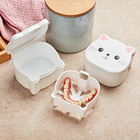 Zahnprothesen-Box "Katze" Java