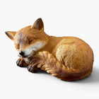 Herbstdeko Gartenfigur Fuchsbaby schlafend Gainsborough