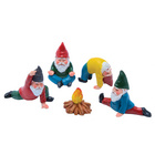 Dekofiguren Yoga-Zwerge 5er-Set Gainsborough