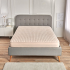 Fleece-Spannbetttuch mit Wabenstruktur creme 90 x 200 cm Eldo