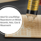 Mehrzweck-Epoxidharz 2-Komponenten-Kleber 2er-Set transparent Victor Tools