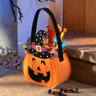 Halloween-Tasche "Kürbis mit Zauberhut" Eldo