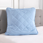 Kopfkissen versteppt hellblau 80 x 80 cm Eldo