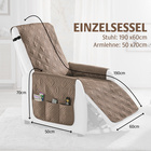 Sesselüberwurf beige Eldo