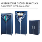 WENKO Kleiderschrank Air mit Ablage, Stoffschrank, Faltschrank