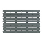 WENKO Badematte Mod. Indoor & Outdoor Grau, 50 x 80 cm, mit rutschhemmender Struktur