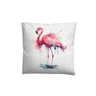 biberna Linon-Bettwäsche FLAMINGO koralle, 1x 155x220 cm + 1x 80x80 cm