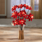 LED-Christsternzweige rot 2er-Set