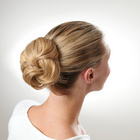 Dutt-Haarteil mittelblond