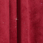 Türvorhang mit Glitter rot