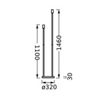 Standleuchte DECOR STICK FLOOR 3xE27 dunkelgrau LEDVANCE