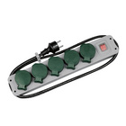 Steckdosenleiste 5-fach IP44 mit Deckel & Schalter REV RITTER