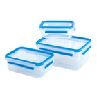 Frischhaltedosen-Set „Clip & Close“ 3-tlg. EMSA
