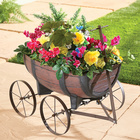 Pflanzgefäß Holzfass