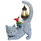 Solarkatze mit Zwerg