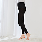 Komfort-Leggings mit Merinowolle schwarz