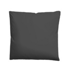 Castell Mikrofaser Bettwäsche uni schwarz, 1x 155x220 cm + 1x 80x80 cm