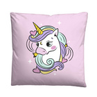 Castell Mikrofaser Bettwäsche Einhorn rose, 1x 135x200 cm + 1x 80x80 cm