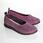 Soft-Slipper "Vicky" lila-schwarz