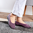 Soft-Slipper "Vicky" lila-schwarz