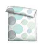 Castell Thermo-Fleece Bettwäsche Blasen mint, 1x 135x200 cm + 1x 80x80 cm