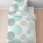 Castell Thermo-Fleece Bettwäsche Blasen mint, 1x 135x200 cm + 1x 80x80 cm