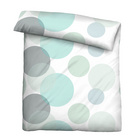 Castell Thermo-Fleece Bettwäsche Blasen mint, 1x 155x220 cm + 1x 80x80 cm