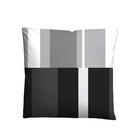 Castell Polycotton Renforce Bettwäsche Streifen schwarz, 1x 155x220 cm + 1x 80x80 cm
