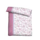 Castell Feinbiber Bettwäsche Paisley brombeer, 1x 135x200 cm + 1x 80x80 cm