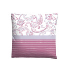Castell Feinbiber Bettwäsche Paisley brombeer, 1x 135x200 cm + 1x 80x80 cm