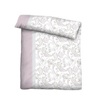 Castell Feinbiber Bettwäsche Paisley viola, 1x 135x200 cm + 1x 80x80 cm