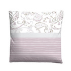 Castell Feinbiber Bettwäsche Paisley viola, 1x 135x200 cm + 1x 80x80 cm