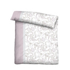 Castell Feinbiber Bettwäsche Paisley viola, 1x 155x220 cm + 1x 80x80 cm