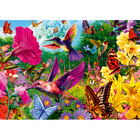 Puzzle "Blumen & Vögel"
