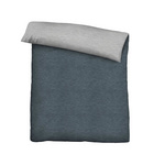 Castell Jersey Bettwäsche UNI  titanium, 1x 155x220 cm + 1x 80x80 cm