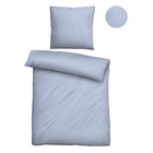 biberna Tencel Bettwäsche UNI  eisblau, 1x 135x200 cm + 1x 80x80 cm