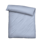biberna Tencel Bettwäsche UNI  eisblau, 1x 155x220 cm + 1x 80x80 cm