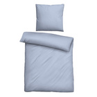 biberna Tencel Bettwäsche UNI  eisblau, 1x 155x220 cm + 1x 80x80 cm